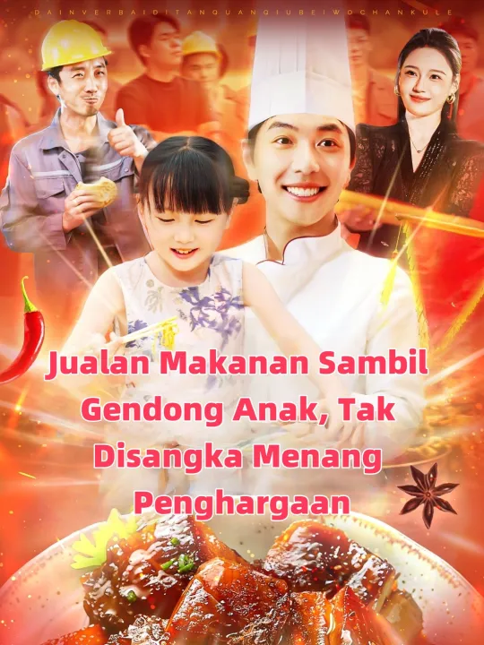 Jualan Makanan Sambil Gendong Anak, Tak Disangka Menang Penghargaan